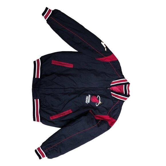 VINTAGE NBA Reversible Miami Heat Varsity Jacket Large - Picture 7 of 16